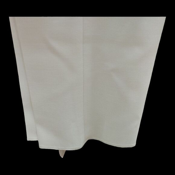 MARK OF DISTINCTION WHITE EURO SLIM FIT PANT. SIZE 36-37L. - Picture 7 of 10